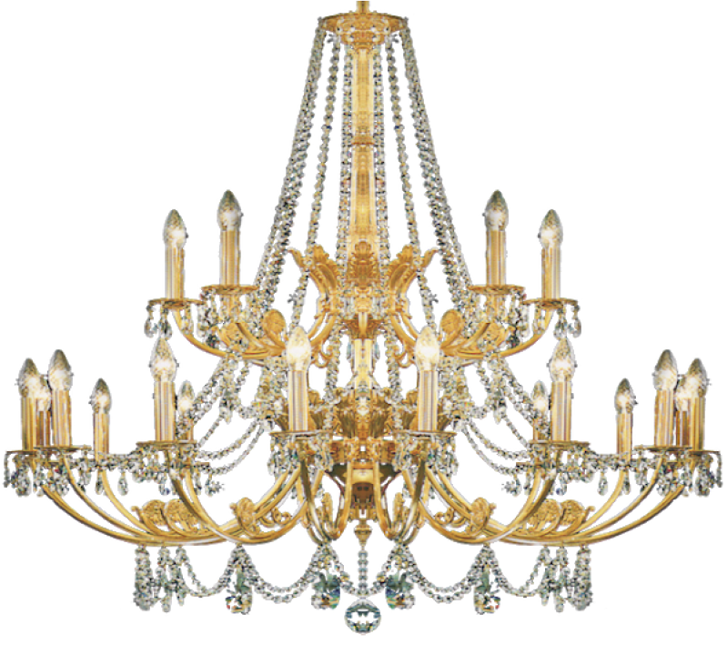 A chandelier.